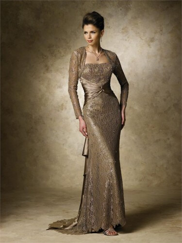 long sleeve evening dresses