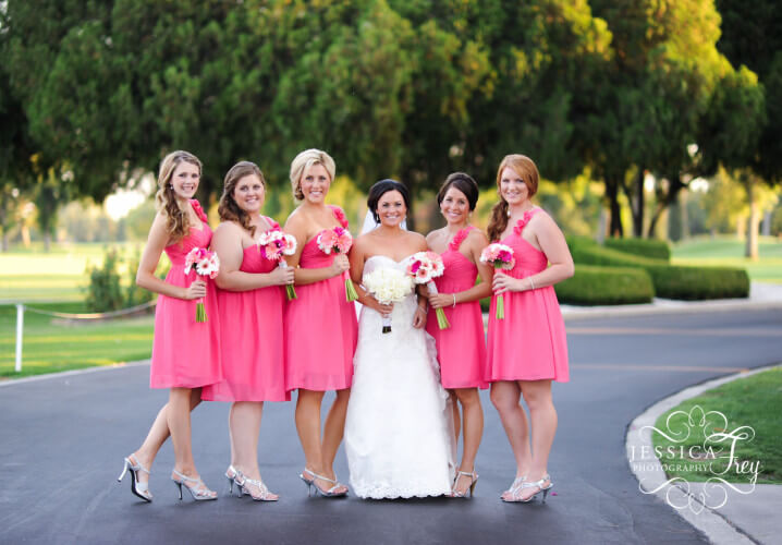 Pink Bridesmaid Dresses