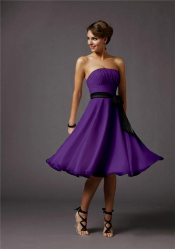 cheap purple bridesmaid dresses