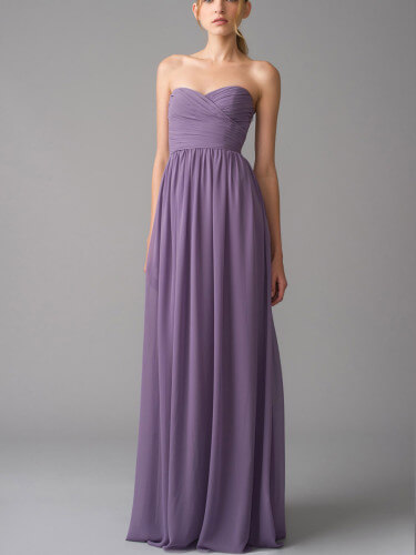 long chiffon bridesmaid dresses