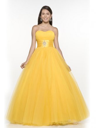 yellow prom dresses under 200