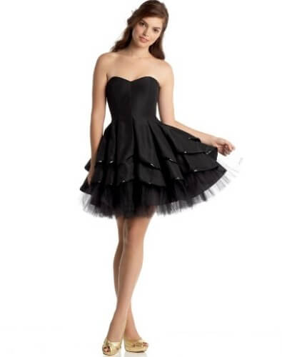 short black cocktail dresses