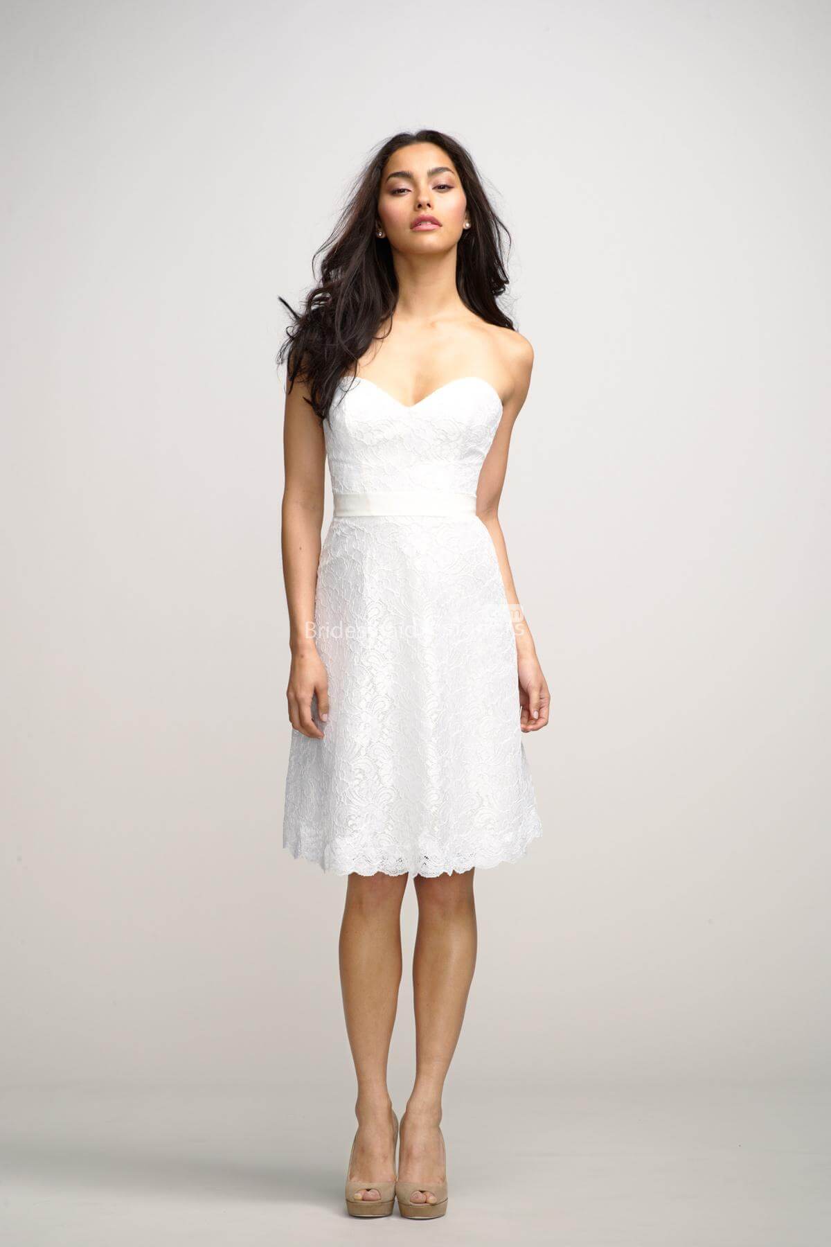 Buying White Strapless Dress Online